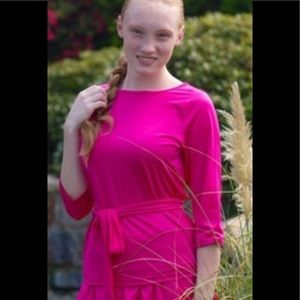 NWT Dainty Jewells Hot Pink Swim Top SZ xxl